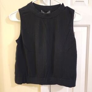 Ann Taylor Knit Shell Tank Semi Cropped